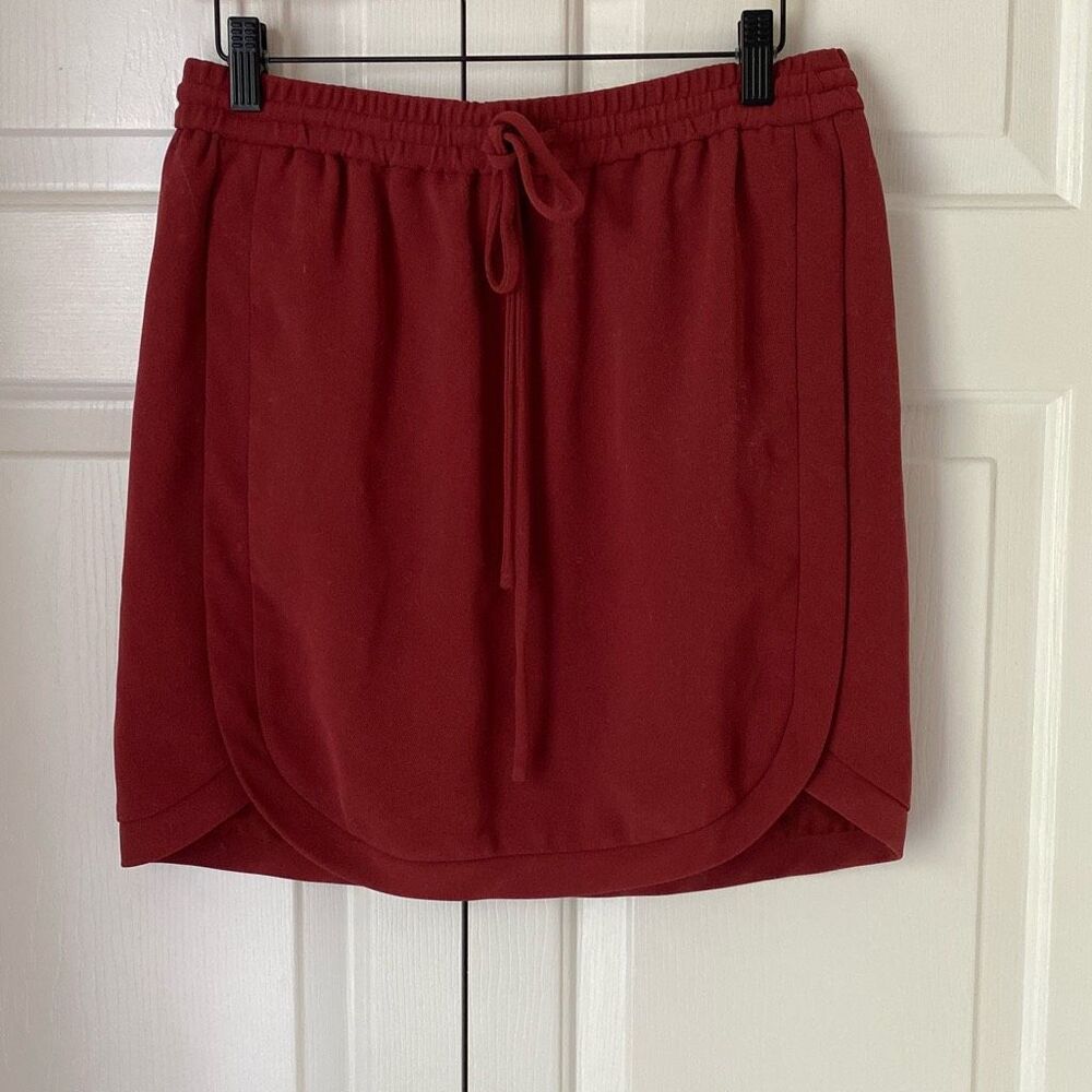 J. Crew Drapey‎ Double-Twill Skirt 4 Copper Pull On Adjustable